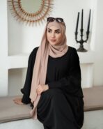 مانتو عبایی الهه الیزه مشکی