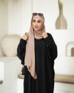 مانتو عبایی الهه الیزه مشکی