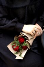 مانتو عبایی حانا صوفیا شانتون مشکی