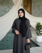 مانتو عبایی درسا الیزه نوک مدادی