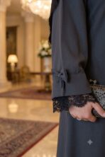مانتو عبایی الیزه نوک مدادی
