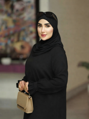 شومیز مانتویی حسنا الیزه مشکی